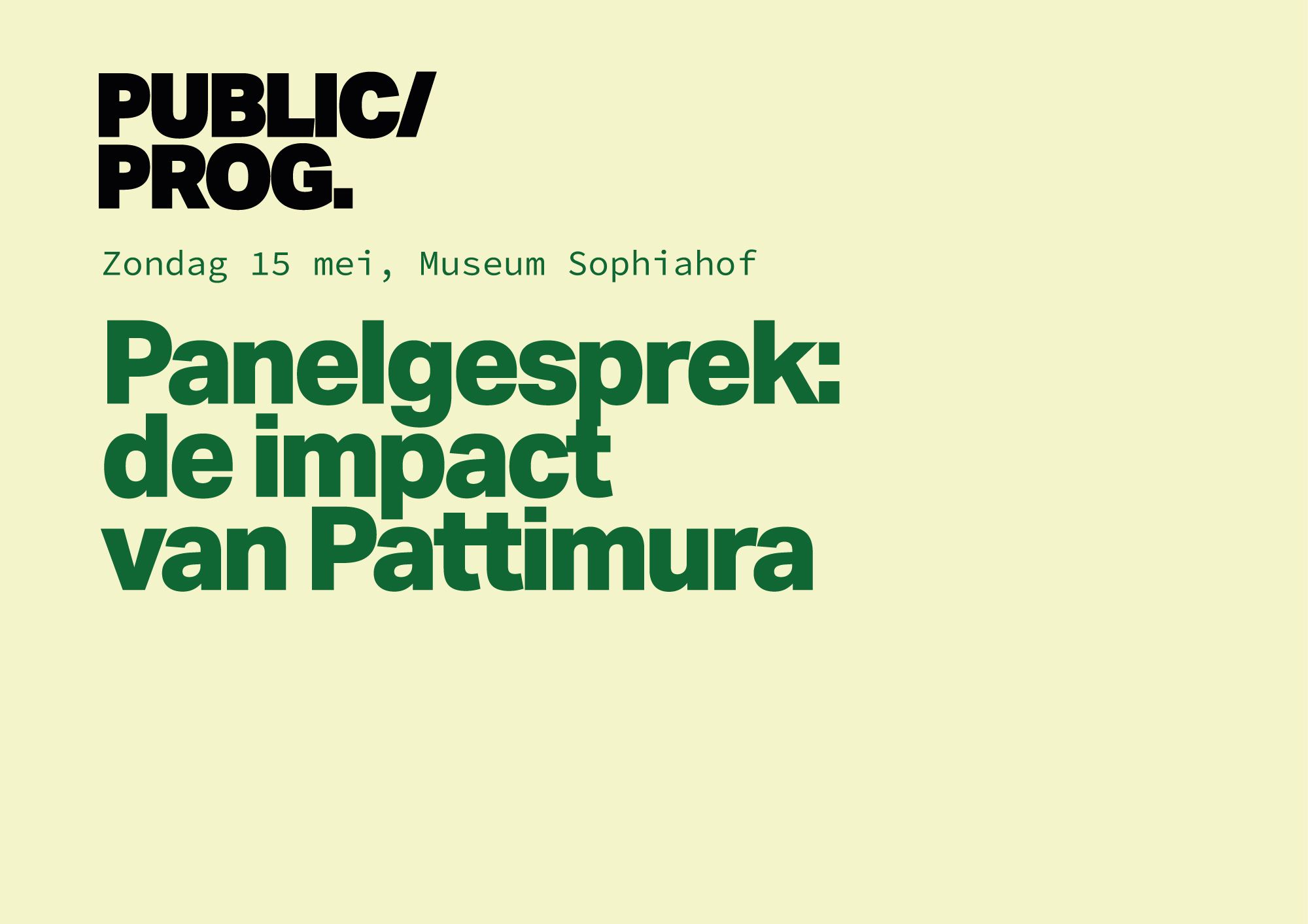 De impact van Pattimura, Hari Pattimura, Public Prog., Museum Maluku