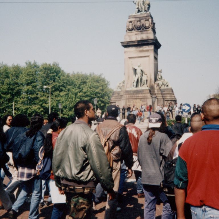 Jongerendemonstratie 1995 plein 1813 Den Haag