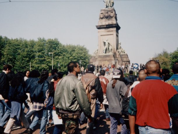 Jongerendemonstratie 1995 plein 1813 Den Haag
